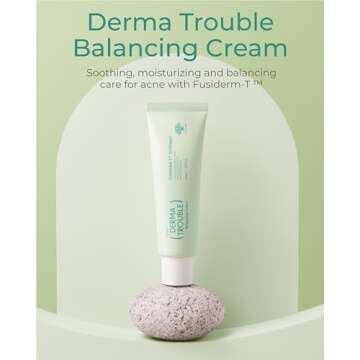 Derma Trouble 3 Step Acne Treatment Sets Facial Skin Care Kits (Bubble Facial Wash + Toner + Cream)