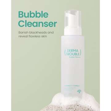 Derma Trouble 3 Step Acne Treatment Sets Facial Skin Care Kits (Bubble Facial Wash + Toner + Cream)