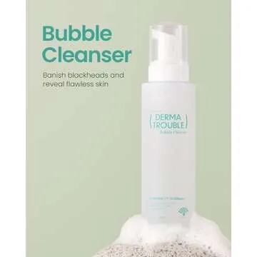 Derma Trouble 3 Step Acne Treatment Sets Facial Skin Care Kits (Bubble Facial Wash + Toner + Cream)