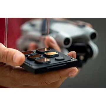 Freewell ND128, ND256, ND512, ND2000 4Pack Filters Compatible with Mini 3 Pro/Mini 3(NOT Compatible with Mini 4 Pro)