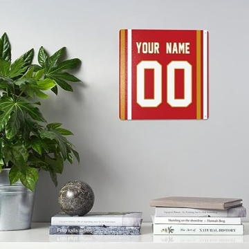 Personalized American Football Wall Decor for Sports Fans