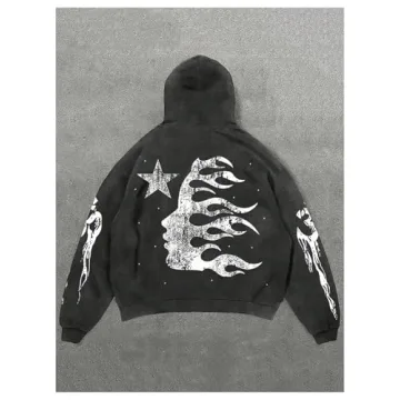 SOLY HUX Men's Letter Graphic Hoodie - Stylish & Comfortable