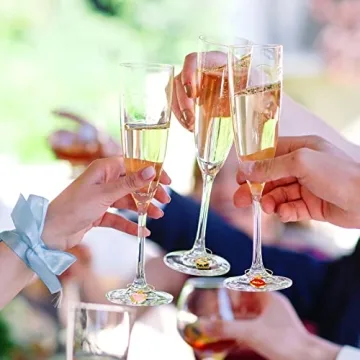 Junkin 24 Pcs Wine Glass Charms for Elegant Gatherings