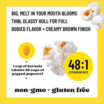 Opopop Stovetop Popcorn Kernels - Non-GMO Gourmet Popcorn Kernels, Gluten Free, Vegan, 2-11.3 Ounce ...
