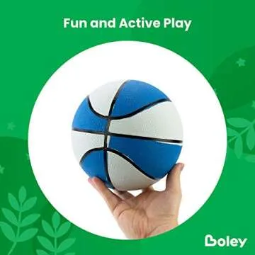 Boley Rubber Basketball Set - 3 Small Kids Basketballs