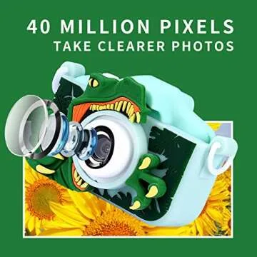 Snowall Dinosaur Kids Camera - Fun for 3-12 Year Olds