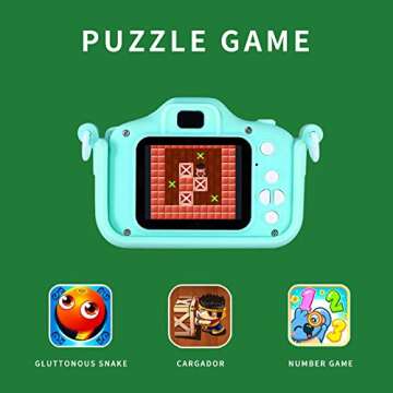Snowall Dinosaur Kids Camera - Fun for 3-12 Year Olds