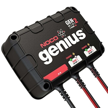 NOCO Genius GENM2 Smart 2-Bank Marine Charger 8 Amp