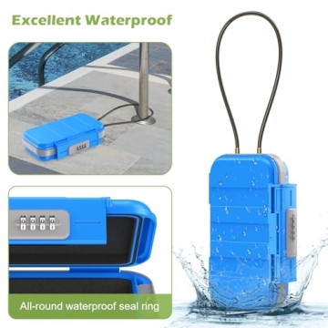KeeKit Portable Lock Box - Waterproof Security for Travel
