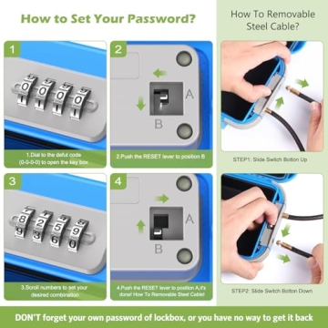 KeeKit Portable Lock Box - Waterproof Security for Travel