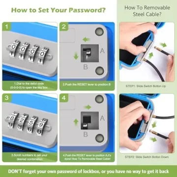 KeeKit Portable Lock Box - Waterproof Security for Travel