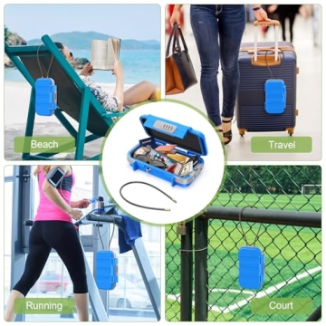 KeeKit Portable Lock Box - Waterproof Security for Travel
