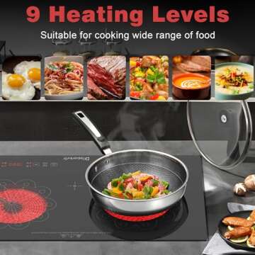 Disaenvir 2 Burner Electric Cooktop for Versatile Cooking