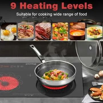Disaenvir 2 Burner Electric Cooktop for Versatile Cooking