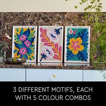 LEGO Art Floral Art 31207 | 3-in-1 Flower Pictures Building Set