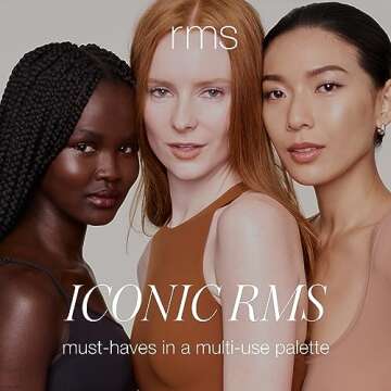 RMS Beauty Signature Set Mod Collection - Highlighter Glow Makeup, Lip Tint & Cheek Tint, & Bronzer ...