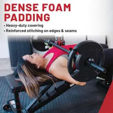 Lifeline Adjustable Weight Bench for Strength Training