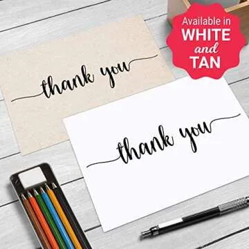 Quality Thank You Notes - 321Done 4x6 Card Set