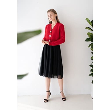 Stylish Chicwish Crop Cardigan with Bowknots for Festive Wear