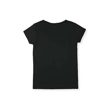 Boody Women's Scoop Top T-Shirt - Soft, Breathable, Comfortable Fabric for Everyday Wear, Large, Black