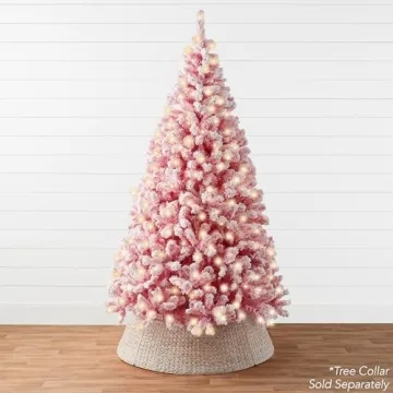 Best Choice Pink Pre-Lit Christmas Tree for Holiday Magic