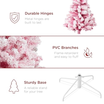 Best Choice Pink Pre-Lit Christmas Tree for Holiday Magic