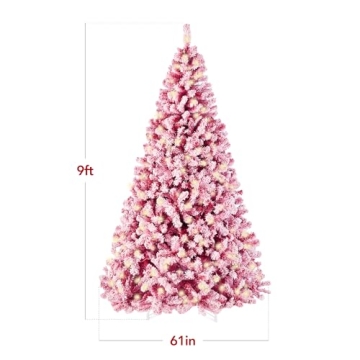 Best Choice Pink Pre-Lit Christmas Tree for Holiday Magic