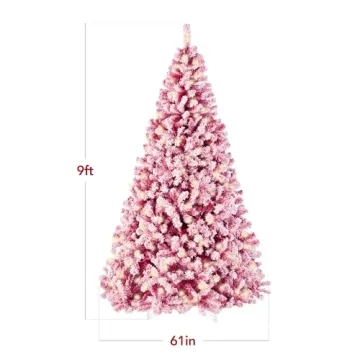 Best Choice Pink Pre-Lit Christmas Tree for Holiday Magic