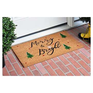 Calloway Mills Yule Doormat - Durable All-Season Accessory