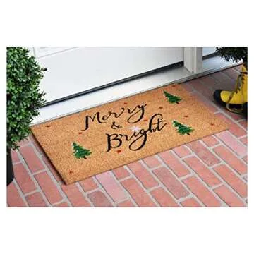 Calloway Mills Yule Doormat - Durable All-Season Accessory
