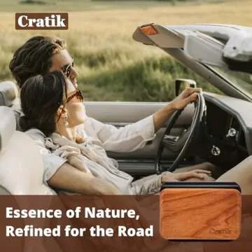 Premium Wood Car Fresheners - Stylish & Refillable Scent
