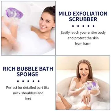 African Net Long Bathing Sponge for Exfoliation