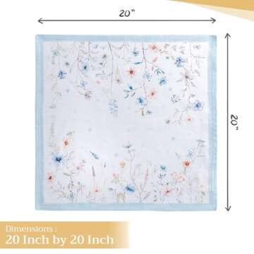 Maison d' Hermine Decorative Cotton Napkin Set of 4