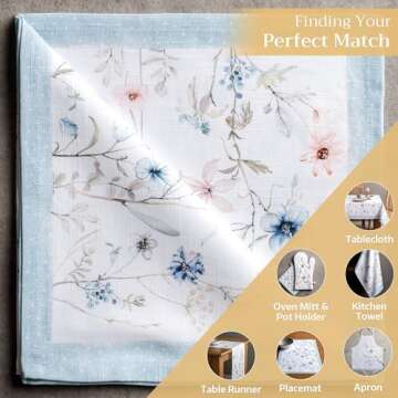 Maison d' Hermine Decorative Cotton Napkin Set of 4