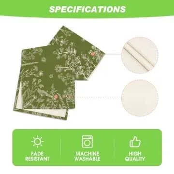 Artoid Mode Spring Table Runner for Stylish Home Decor