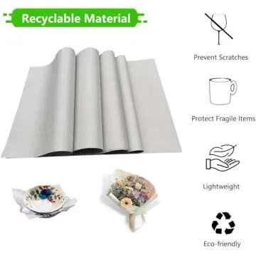 WAUPPY Newsprint Packing Paper - Versatile 50 Sheet Pack