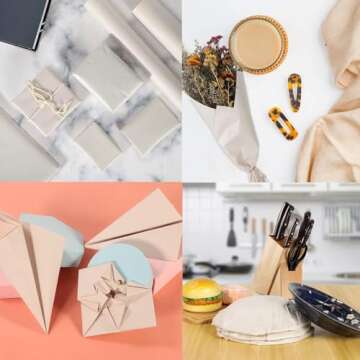 WAUPPY Newsprint Packing Paper Sheets for Moving, Shipping, Box Filler, Wrapping and Protecting Fragile Items 1.3 Lbs (50 Sheets, 26” x 15”)