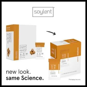 Soylent Snack Mini Protein Bars - Salted Caramel, 1g sugar, Protein Bars, Gluten Free, 6g of Vegan Energy - 24 count