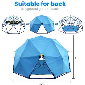 Waterproof Canopy Cover for Outdoor Playsets - Adjustable Fit