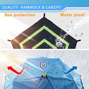 Waterproof Canopy Cover for Outdoor Playsets - Adjustable Fit