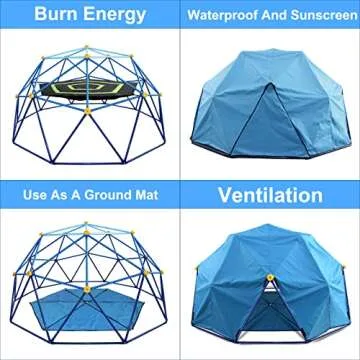 Waterproof Canopy Cover for Outdoor Playsets - Adjustable Fit
