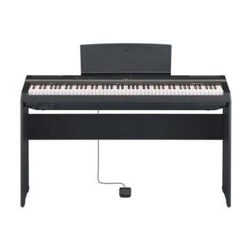 Yamaha P125 88-Key Weighted Digital Piano Home Bundle with Furniture Stand and Bench