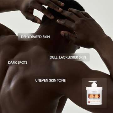 Advanced Clinicals Vitamin C Face & Body Cream Moisturizing Skin Care Lotion, Anti Aging Vitamin C Skincare Moisturizer For Body, Face, Age Spots, Wrinkles, & Sun Damaged Skin, Large 16oz (2-Pack)