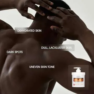 Advanced Clinicals Vitamin C Face & Body Cream Moisturizing Skin Care Lotion, Anti Aging Vitamin C Skincare Moisturizer For Body, Face, Age Spots, Wrinkles, & Sun Damaged Skin, Large 16oz (2-Pack)