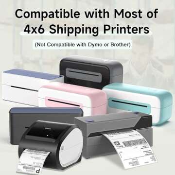 Memoking Package Labels - 4x6 Thermal Shipping Labels