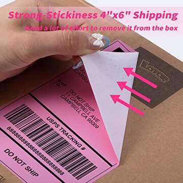 Memoking Package Labels - 4x6 Thermal Shipping Labels