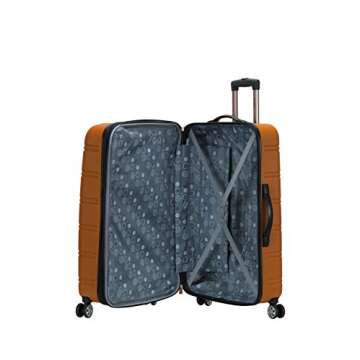Rockland Melbourne 28" Luggage with Spinner Wheels in Orange
