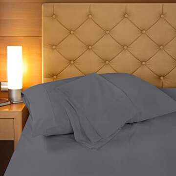 Utopia Bedding Queen Pillow Cases - Pack of 12 - Envelope Closure - Soft Brushed Microfiber Fabric - Shrinkage and Fade Resistant Pillow Covers Queen Size 20 X 30 Inches (Queen, Grey)