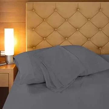 Utopia Bedding Queen Pillow Cases - Pack of 12 - Envelope Closure - Soft Brushed Microfiber Fabric - Shrinkage and Fade Resistant Pillow Covers Queen Size 20 X 30 Inches (Queen, Grey)