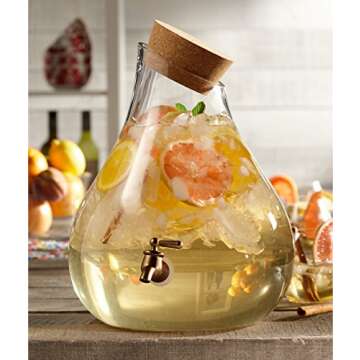 Style Setter Beverage Dispenser - Perfect for Parties and Entertaining